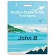 Full Color ID Badge | https://www.bestnamebadges.com