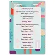 Full Color ID Badge - 4" x 6", Double Attachments | https://www.bestnamebadges.com