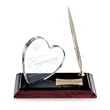 Heart on Albion™ Pen Set - Gold | https://www.bestnamebadges.com