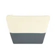 TWO TONE CANVAS MAKEUP BAG | https://www.bestnamebadges.com
