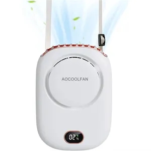 2000mAh Portable Neck Fan w/ Adjustable Lanyard