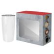Drinkware Gift Set / Double Box / With Window | https://www.bestnamebadges.com