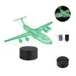 Remote Control 3D Illusion Airplane Night Light Lamp | https://www.bestnamebadges.com