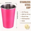 17oz Stainless Steel Coffee Cup Tumbler | https://www.bestnamebadges.com