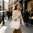 Small Quilted Puffer Tote Bag W/Adjustable Strap | https://www.bestnamebadges.com