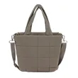 Small Quilted Puffer Tote Bag W/Adjustable Strap | https://www.bestnamebadges.com
