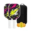 Lightweight Pickleball Paddle & Ball Set W/ Storage Bag | https://www.bestnamebadges.com