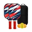 Lightweight Pickleball Paddle & Ball Set W/ Storage Bag | https://www.bestnamebadges.com