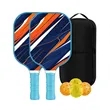 Lightweight Pickleball Paddle & Ball Set W/ Storage Bag | https://www.bestnamebadges.com