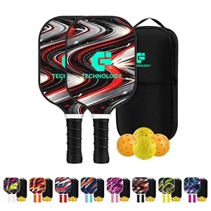 Lightweight Pickleball Paddle & Ball Set W/ Storage Bag