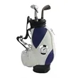 Golf Bag Shape Desktop Pen Holder W/ Clock | https://www.bestnamebadges.com