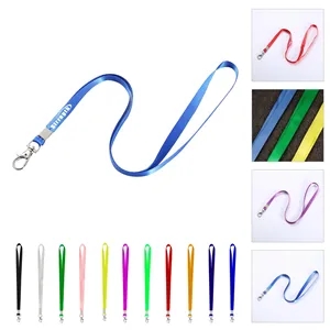 Silkscreen Polyester Lanyard Lobster Claw