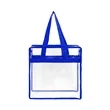 Custom Clear Zipper Tote Bag for Stadiums & Events | https://www.bestnamebadges.com