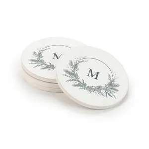 Holiday Monogram Coaster