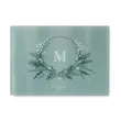 Holiday Monogram Cutting Board | https://www.bestnamebadges.com