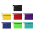 PU Leather Golf Tee Bag With Carabiner | https://www.bestnamebadges.com