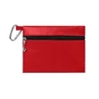 PU Leather Golf Tee Bag With Carabiner | https://www.bestnamebadges.com