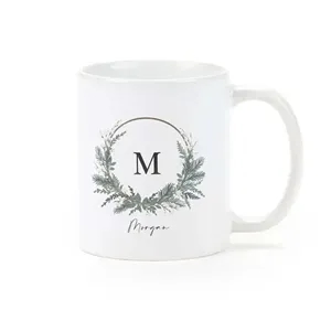 Holiday Monogram Coffee Mug