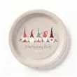 Gnome For Christmas Paper Plate | https://www.bestnamebadges.com