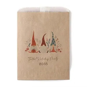 Gnome For Christmas Treat Bag