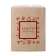 Personalized Snow Treat Bag | https://www.bestnamebadges.com