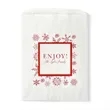 Personalized Snow Treat Bag | https://www.bestnamebadges.com