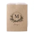 Holiday Monogram Treat Bag | https://www.bestnamebadges.com