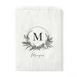 Holiday Monogram Treat Bag | https://www.bestnamebadges.com