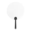 Summer Plastic Round Handheld Fan | https://www.bestnamebadges.com
