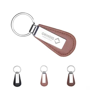 PU Drop Shaped Keychain
