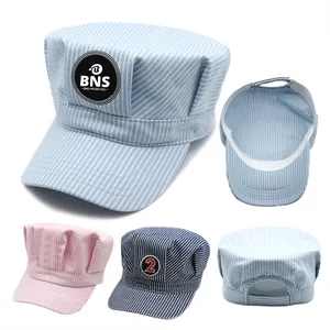 Train Engineer Flat Top Hat