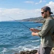 40" Portable Fiberglass Mini Saltwater Fishing Rod | https://www.bestnamebadges.com