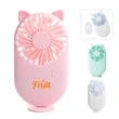 Portable Mini Cute Rechargeable Handheld Fan W/ Phone Stand | https://www.bestnamebadges.com