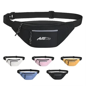 Polyester Travel Fanny Pack W/ Adjustable Strap