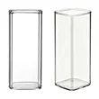 13Oz Tall Square Glass Cup | https://www.bestnamebadges.com