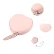 60" Heart PU Leather Retractable Soft Tape Measure | https://www.bestnamebadges.com