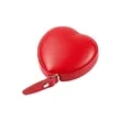 60" Heart PU Leather Retractable Soft Tape Measure | https://www.bestnamebadges.com