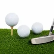 Two Piece Surlyn Golf Practice Ball | https://www.bestnamebadges.com