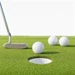 Two Piece Surlyn Golf Practice Ball | https://www.bestnamebadges.com