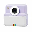 White Purple Instant Print Camera | https://www.bestnamebadges.com