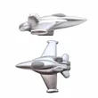 PU Foam Fighter Jet Stress Reliever | https://www.bestnamebadges.com