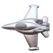 PU Foam Fighter Jet Stress Reliever | https://www.bestnamebadges.com