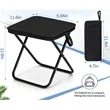 Portable Collapsible Stool | https://www.bestnamebadges.com