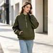 Half Zip Stand Collar Fleece Pullover Sweatshirt | https://www.bestnamebadges.com