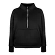 Half Zip Stand Collar Fleece Pullover Sweatshirt | https://www.bestnamebadges.com