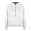 Half Zip Stand Collar Fleece Pullover Sweatshirt | https://www.bestnamebadges.com