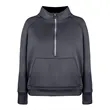 Half Zip Stand Collar Fleece Pullover Sweatshirt | https://www.bestnamebadges.com
