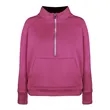 Half Zip Stand Collar Fleece Pullover Sweatshirt | https://www.bestnamebadges.com