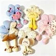 Floral Scrunchie | https://www.bestnamebadges.com