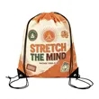 Full Color Oxford Sports Drawstring Backpack Bag | https://www.bestnamebadges.com